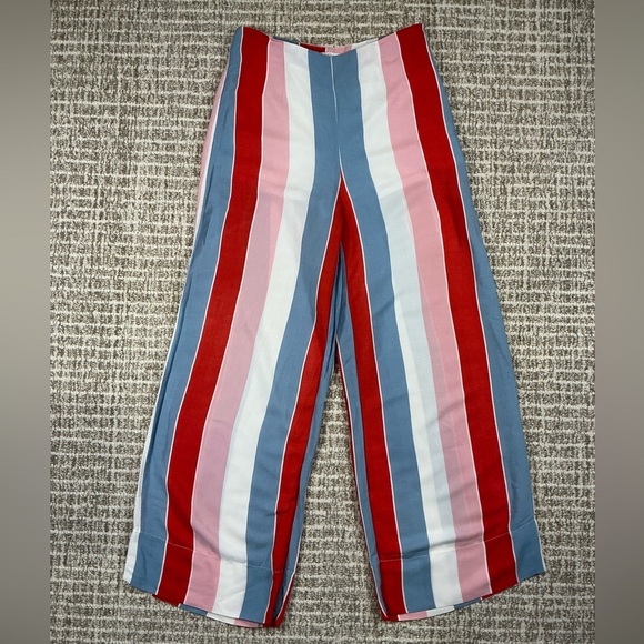 vestique Pants - Vestique Multicolor Striped Pants Sz M